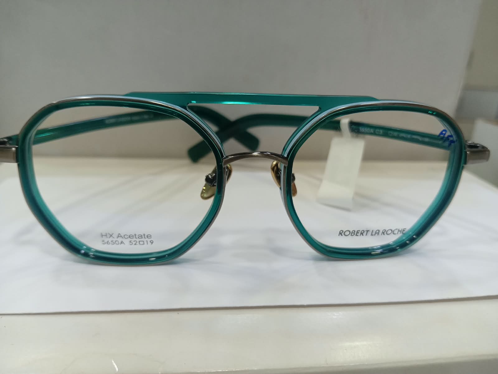 Green Designer Eyeglasses Frame